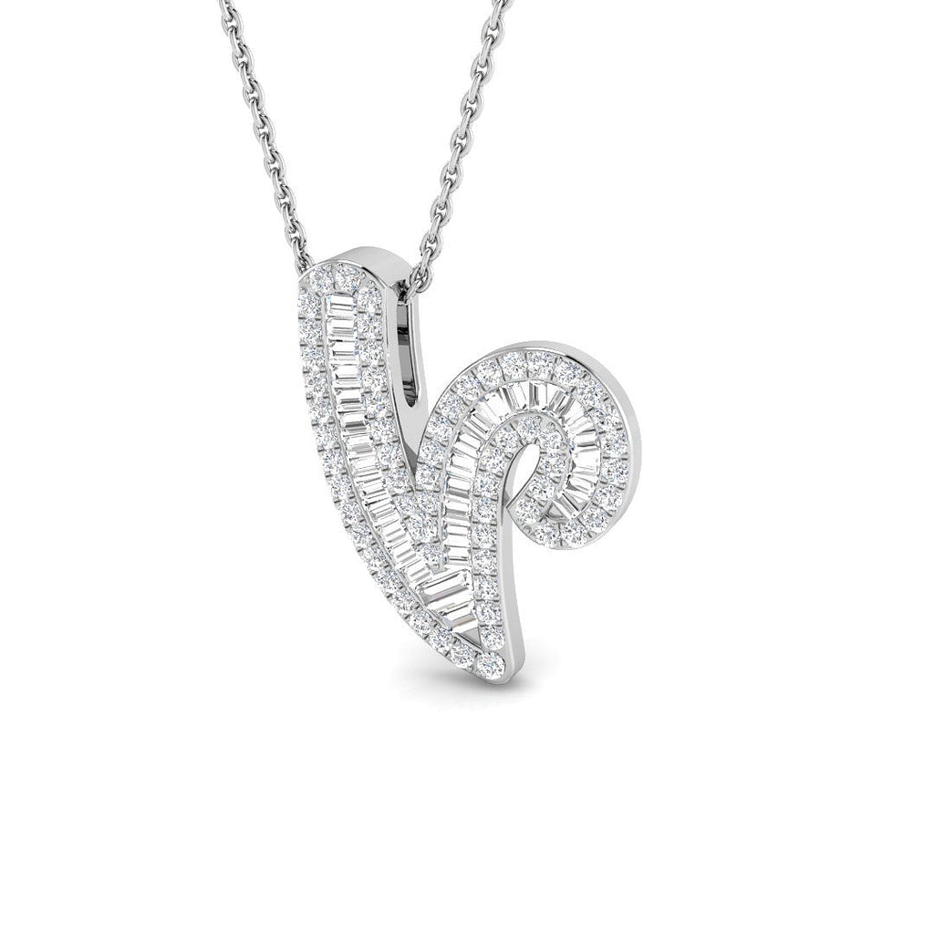 SP5002-V — Pendant - 9k White Gold