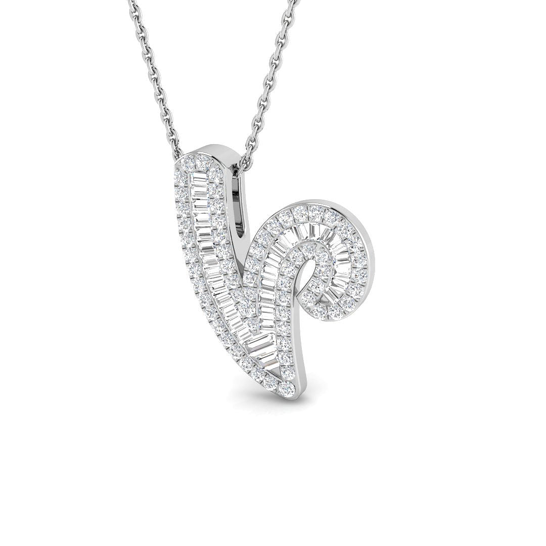 SP5002-V — Pendant - 9k White Gold