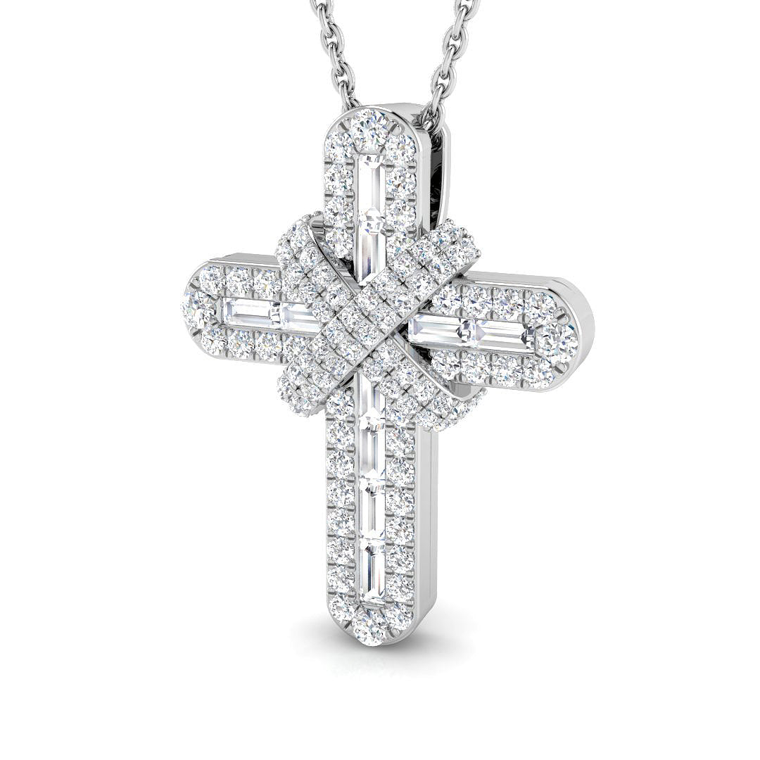SP5004 — Cross - 9k White Gold