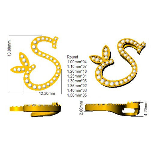 SP5005-S — Pendant - 9k Yellow Gold detail