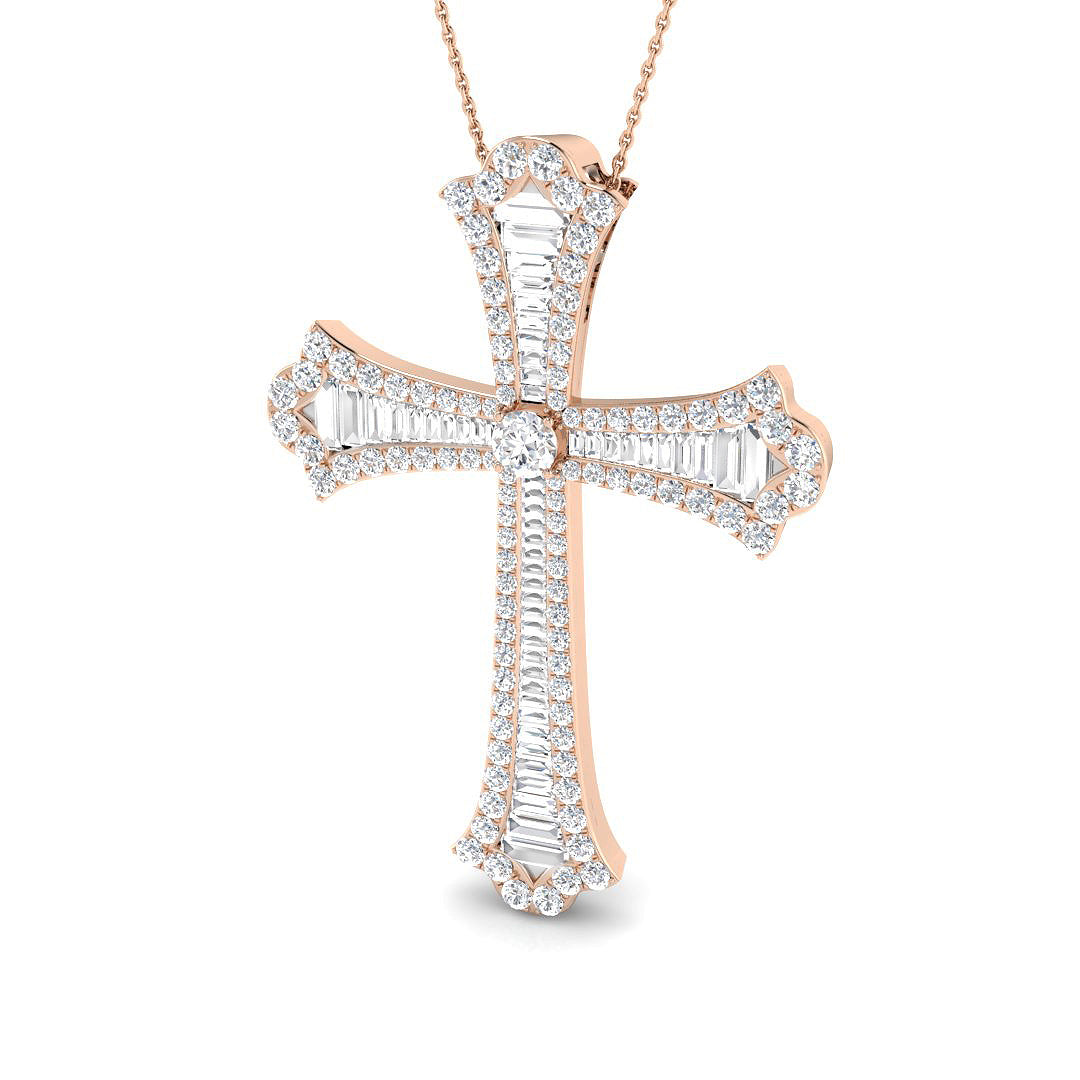 SP5023 — Cross - 9k Rose Gold