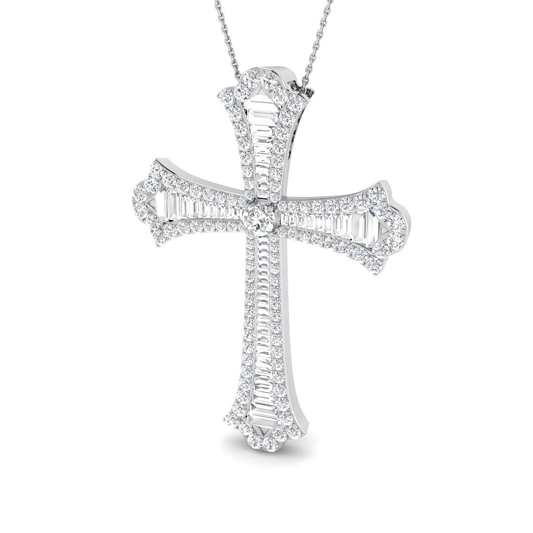 SP5023 — Cross - 9k White Gold