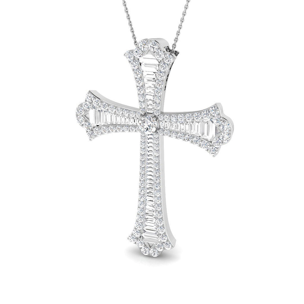 SP5033 — Cross - 9k White Gold