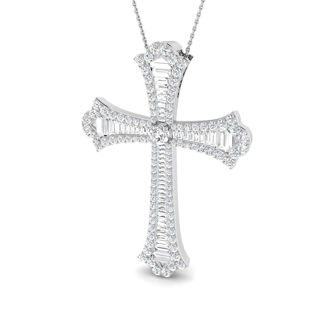 SP5033 — Cross - 9k White Gold