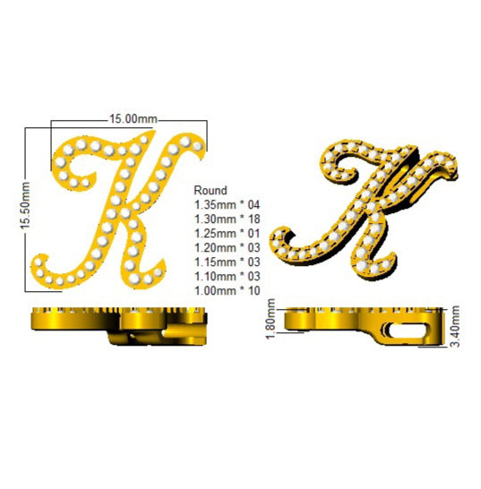 SP5034-K — Pendant - 9k Yellow Gold detail