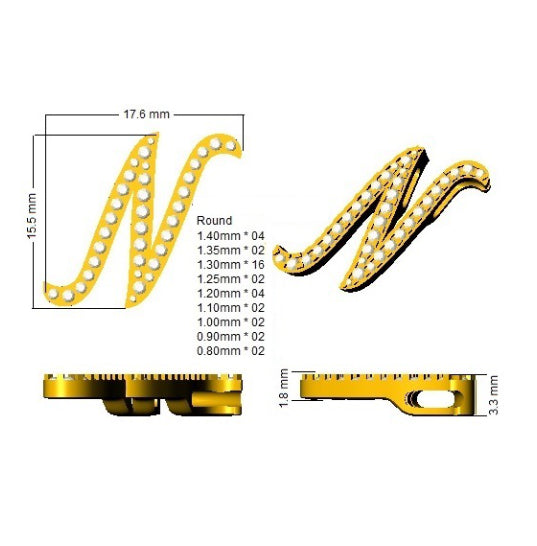 SP5034-N — Pendant - 9k Yellow Gold detail
