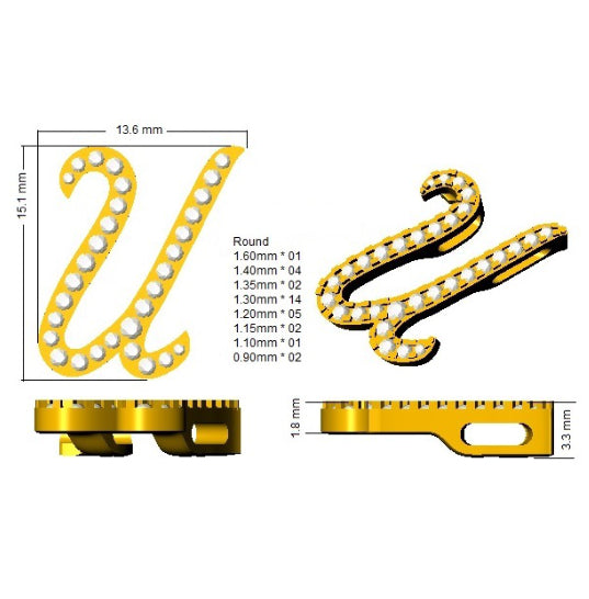 SP5034-U — Pendant - 9k Yellow Gold detail