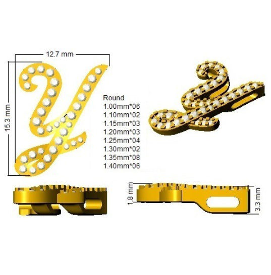 SP5034-Y — Pendant - 9k Yellow Gold detail