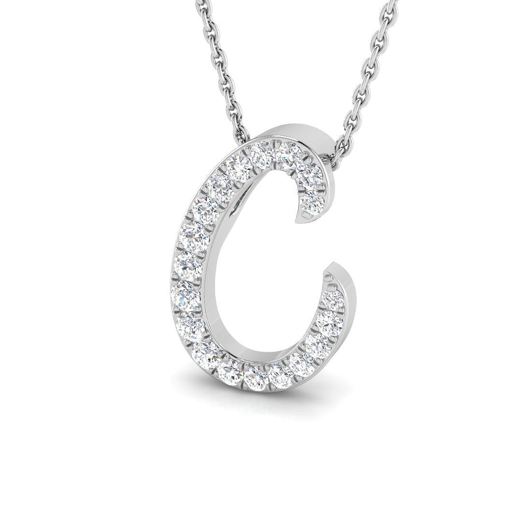 SP5034-C — Pendant - 9 KT White Gold