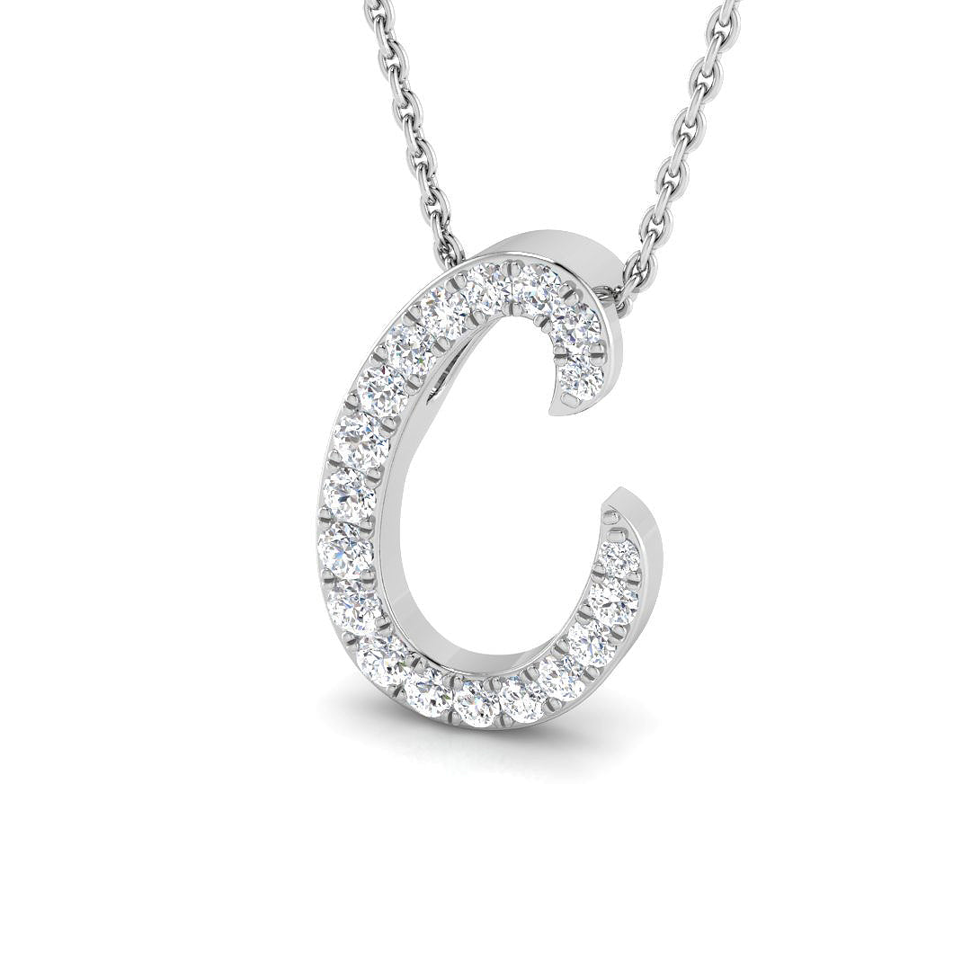 SP5034-C — Pendant - 9 KT White Gold