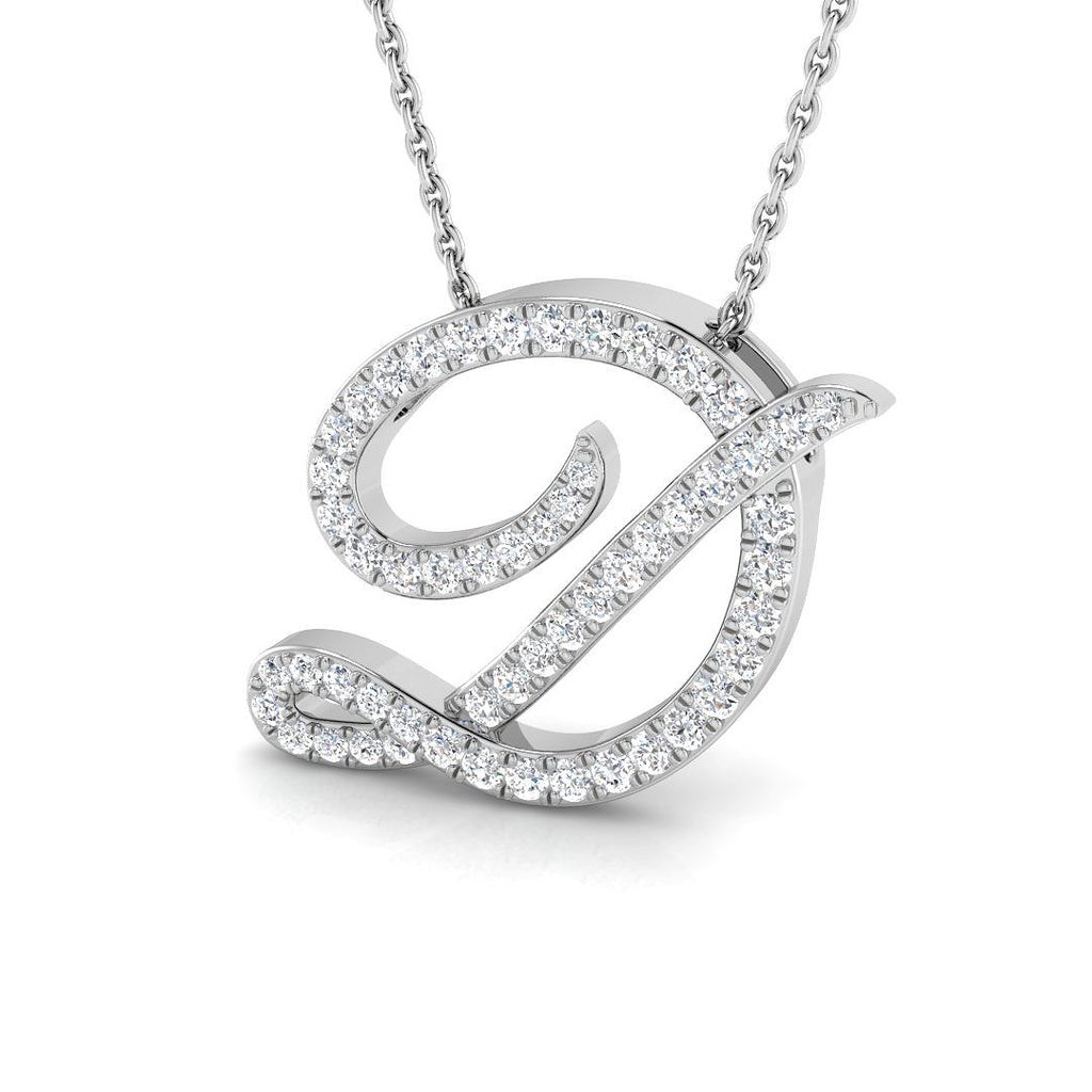 SP5034-D — Pendant - 9 KT White Gold