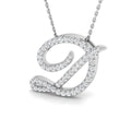 SP5034-D — Pendant - 9 KT White Gold