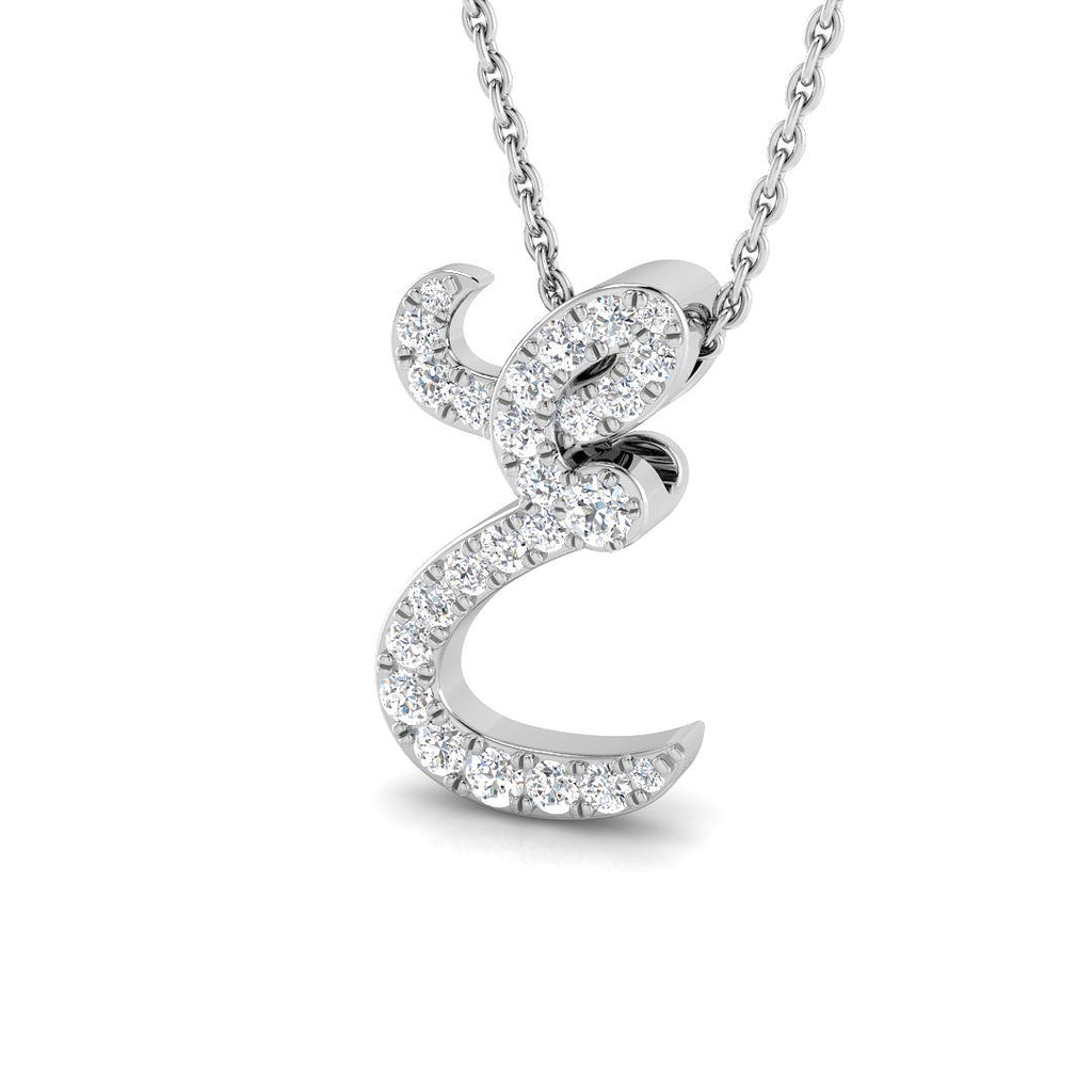 SP5034-E — Pendant - 9 KT White Gold