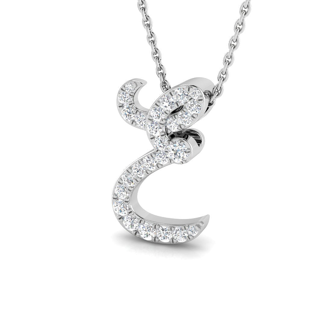 SP5034-E — Pendant - 9 KT White Gold