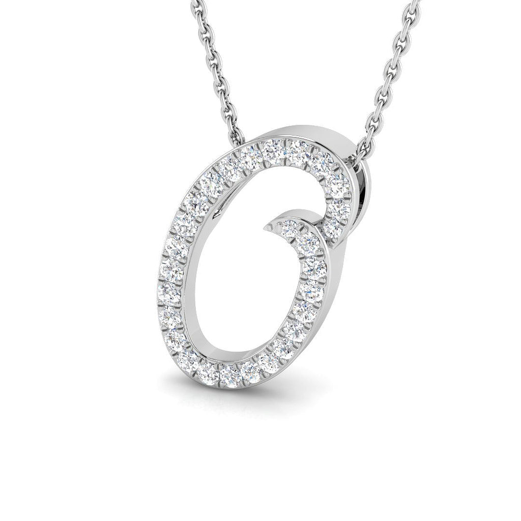 SP5034-O — Pendant - 9k White Gold