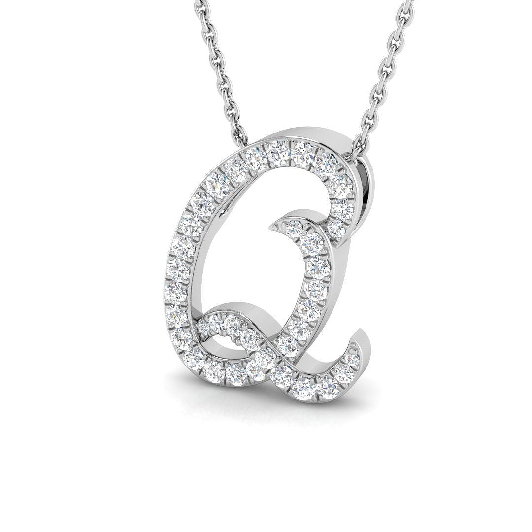 SP5034-Q — Pendant - 9k White Gold