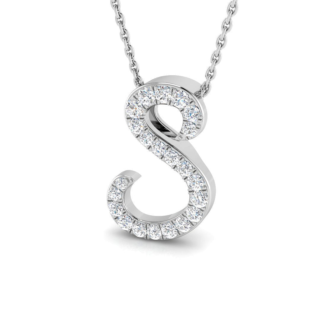 SP5034-S — Pendant - 9 KT White Gold
