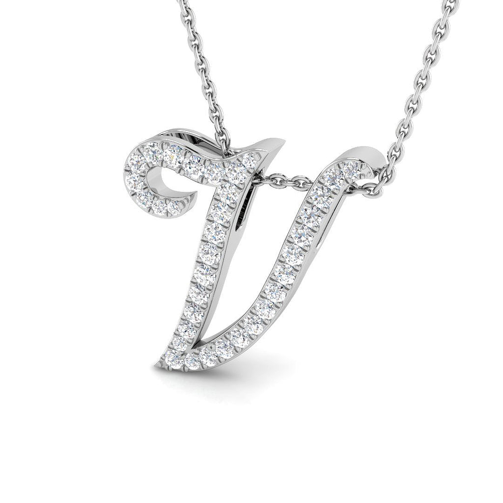 SP5034-V — Pendant - 9k White Gold