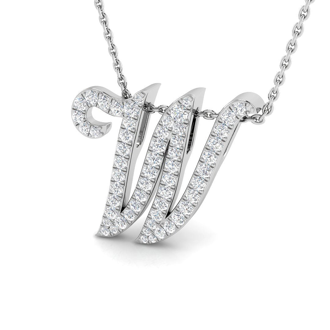 SP5034-W — Pendant - 9k White Gold