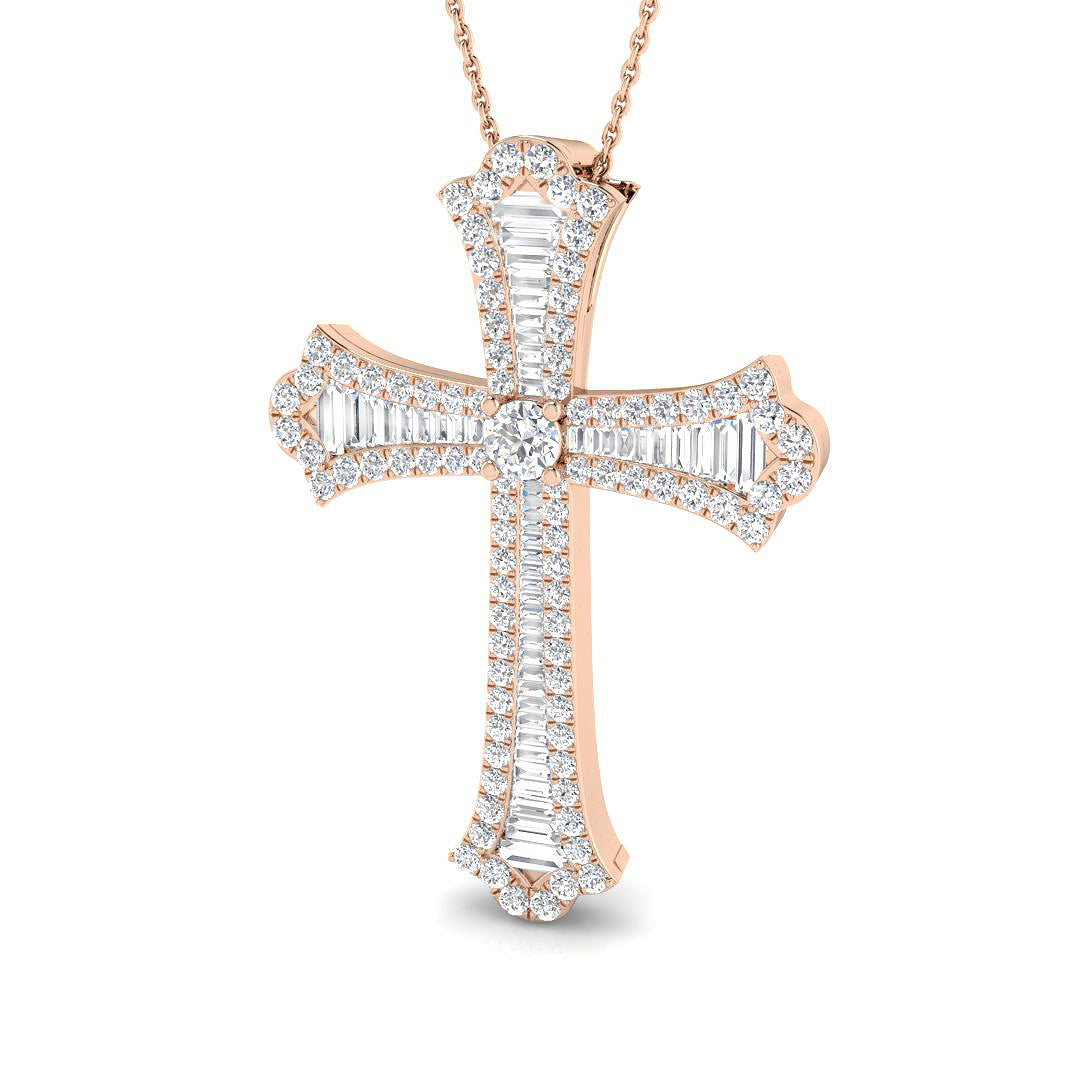 SP5038 — Cross - 9k Rose Gold