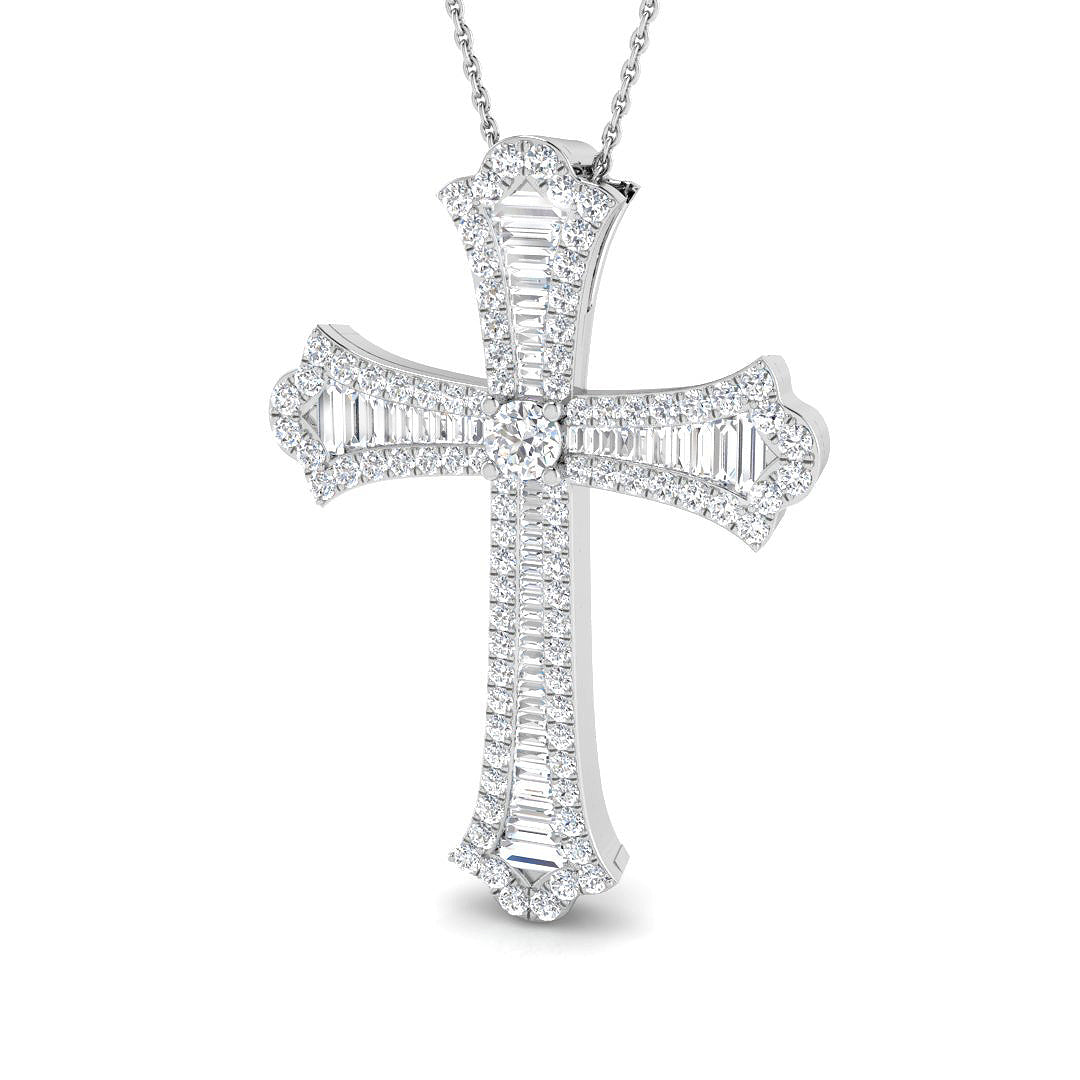 SP5038 — Cross - 9k White Gold