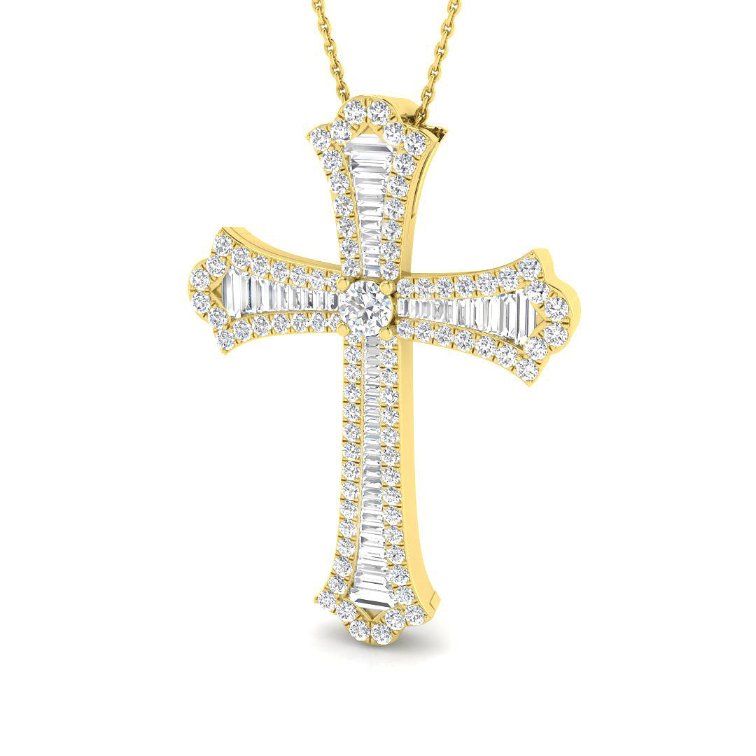 SP5038 — Cross - 9k Yellow Gold