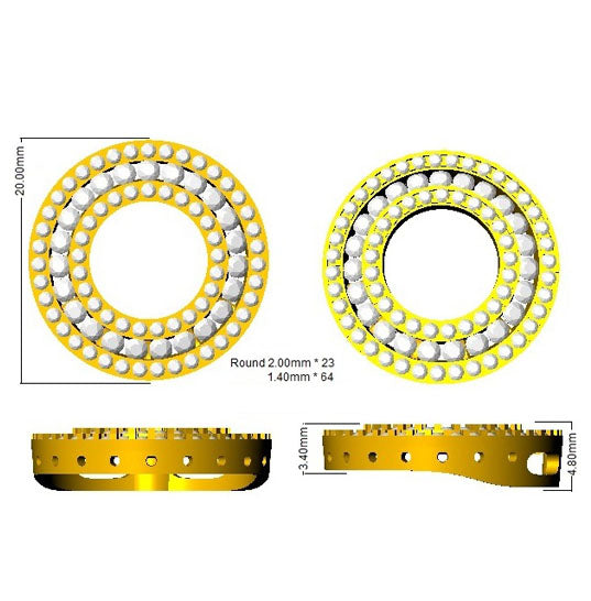 SP5088 — Pendant - 9k Yellow Gold detail