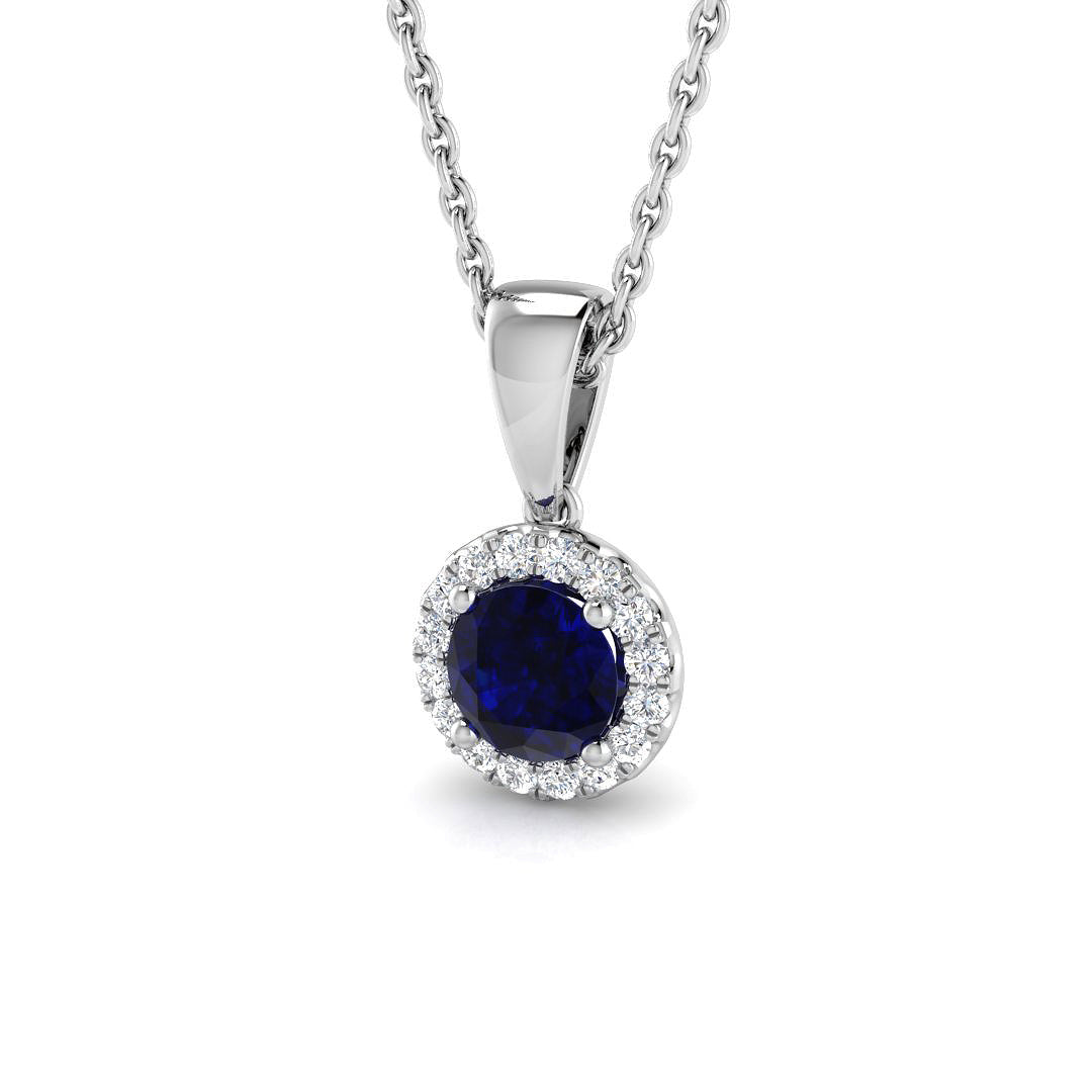 SP5091 — Pendant - 14 KT White Gold