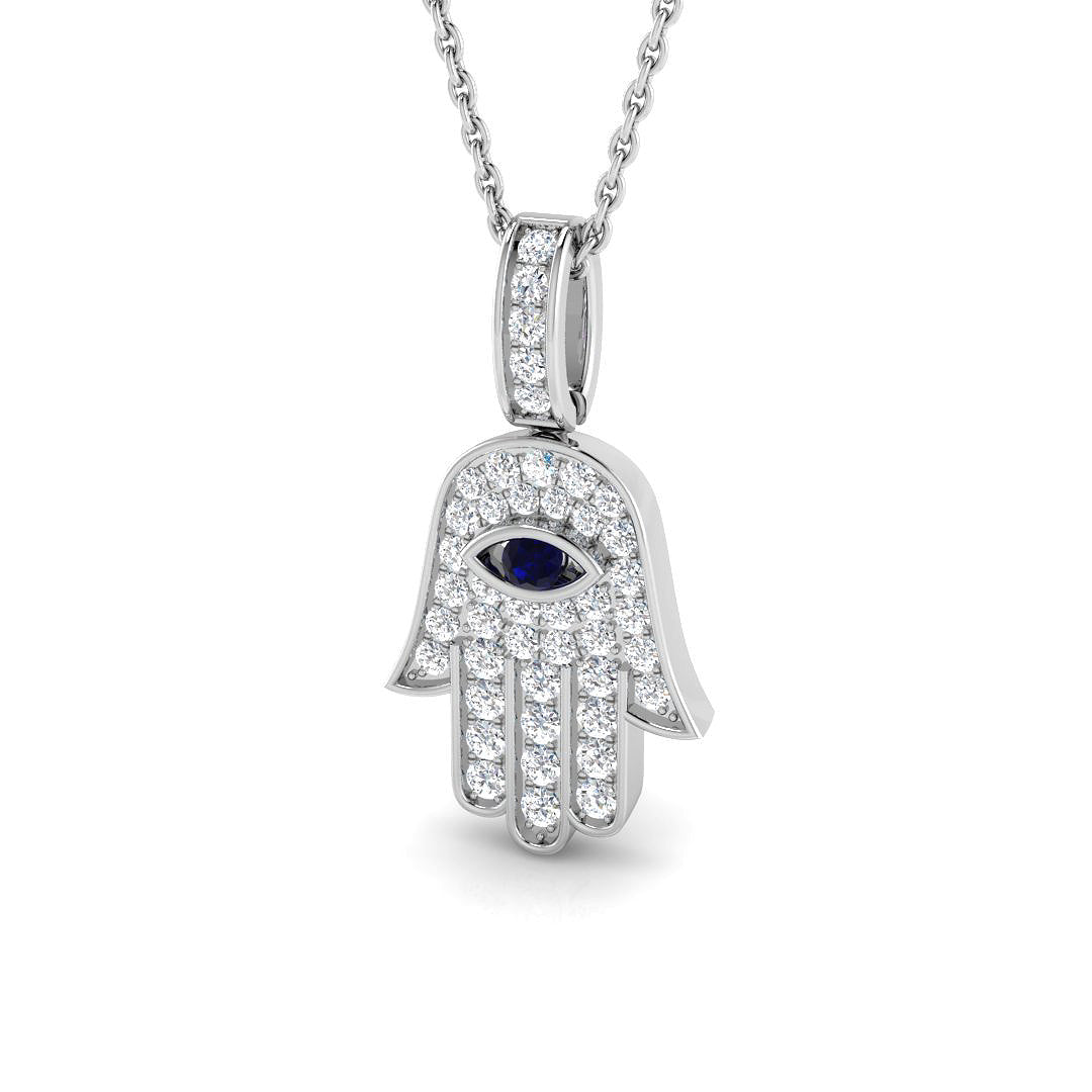 BJP0134 — Pendant - 9k White Gold