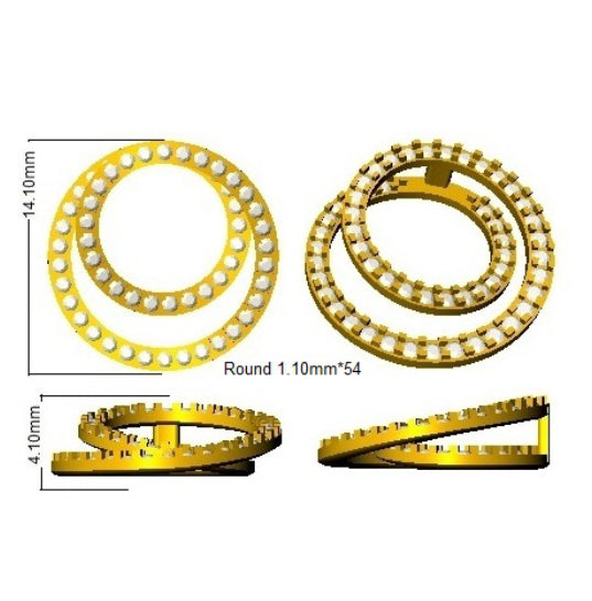 SP5121 — Pendant - 9k Yellow Gold detail