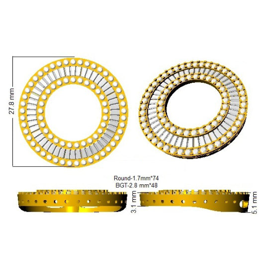 SP5166 — Pendant - 9k Yellow Gold detail
