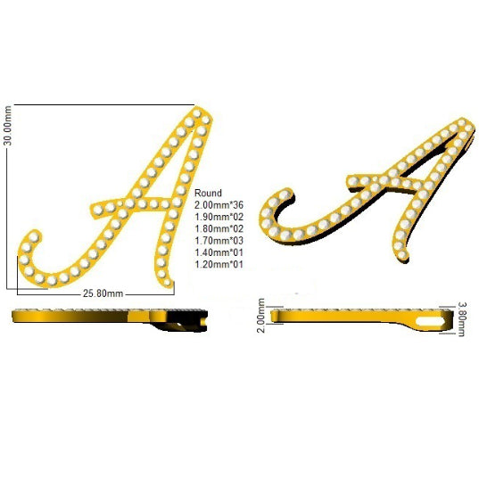 SP5299-A — Pendant - 9k Yellow Gold detail
