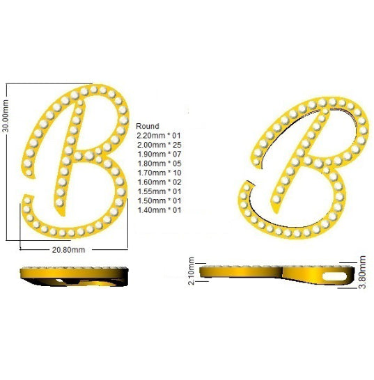 SP5299-B — Pendant - 9k Yellow Gold detail