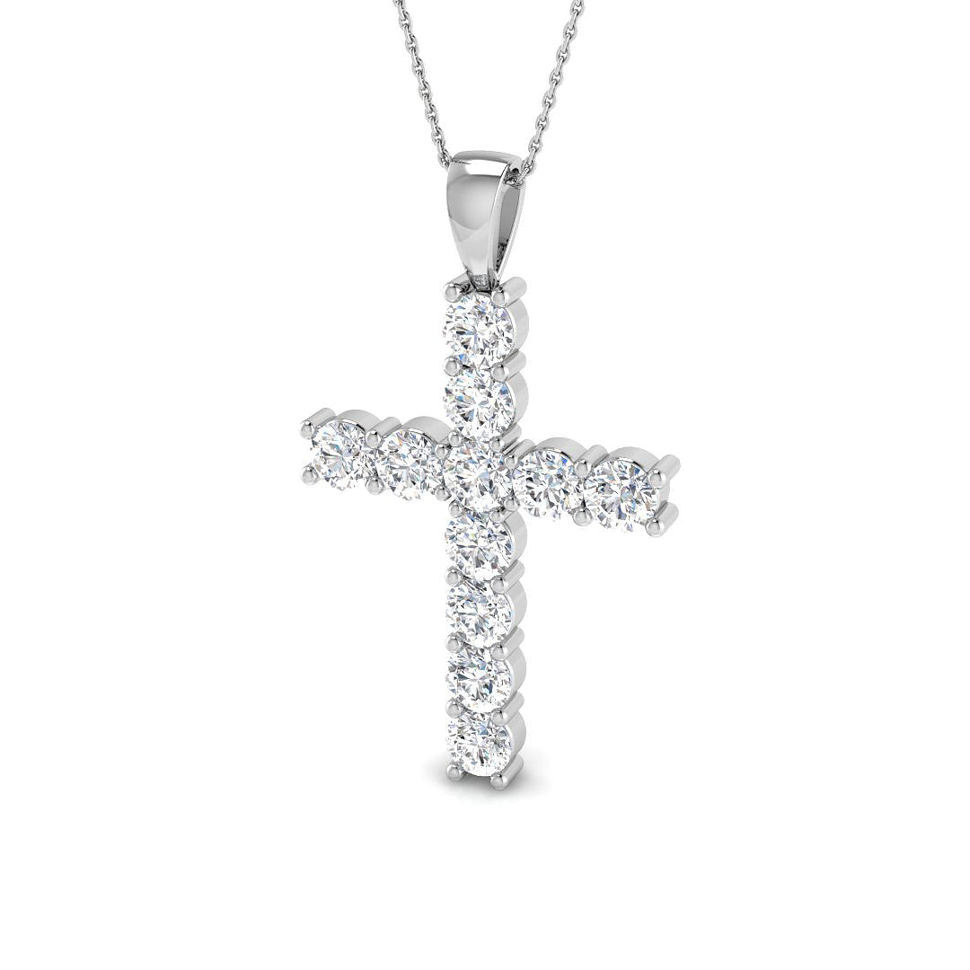 SP5305 — Cross - 9k White Gold