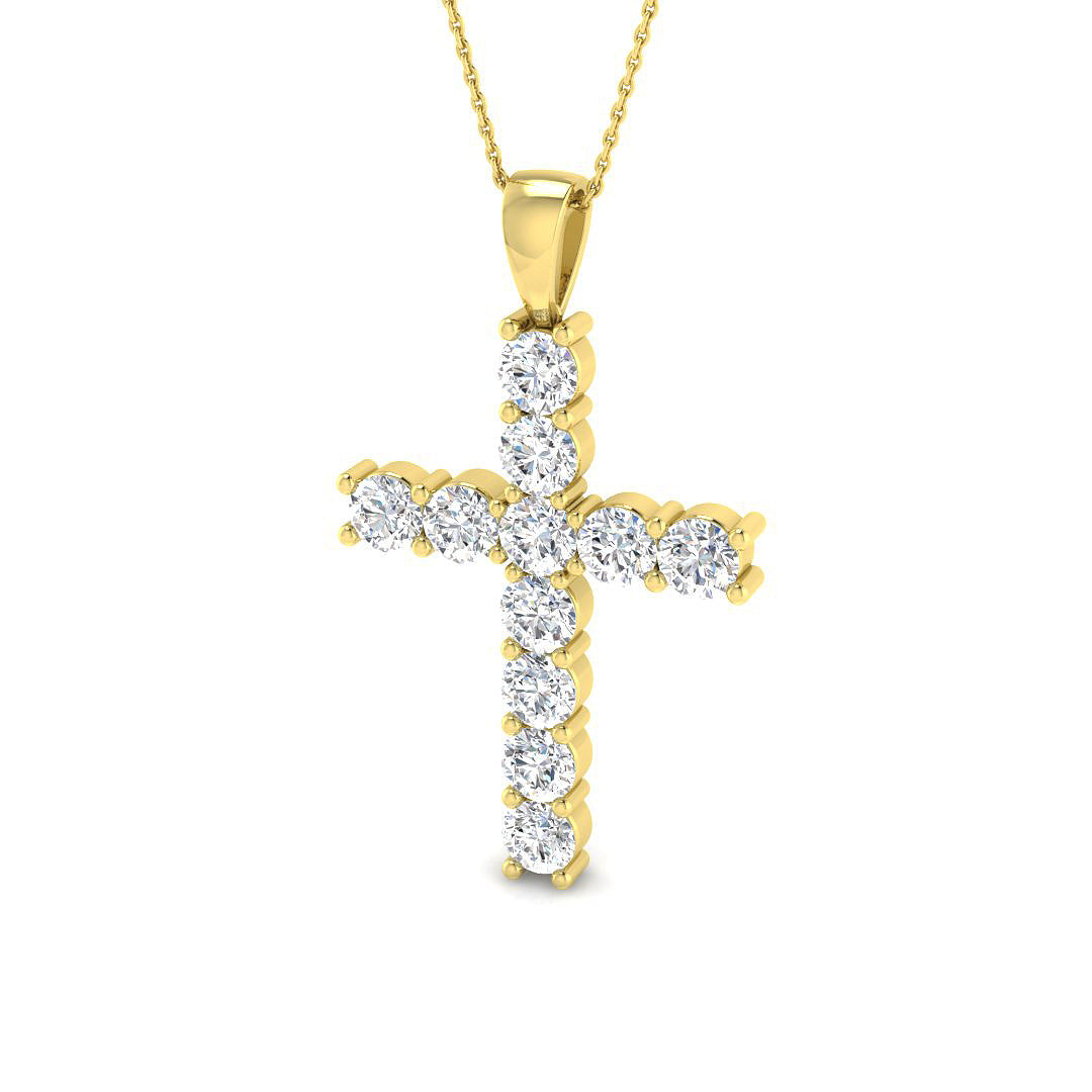 SP5305 — Cross - 9k Yellow Gold
