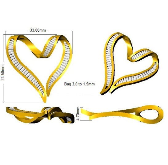 SP5368 — Pendant - 9k Yellow Gold detail