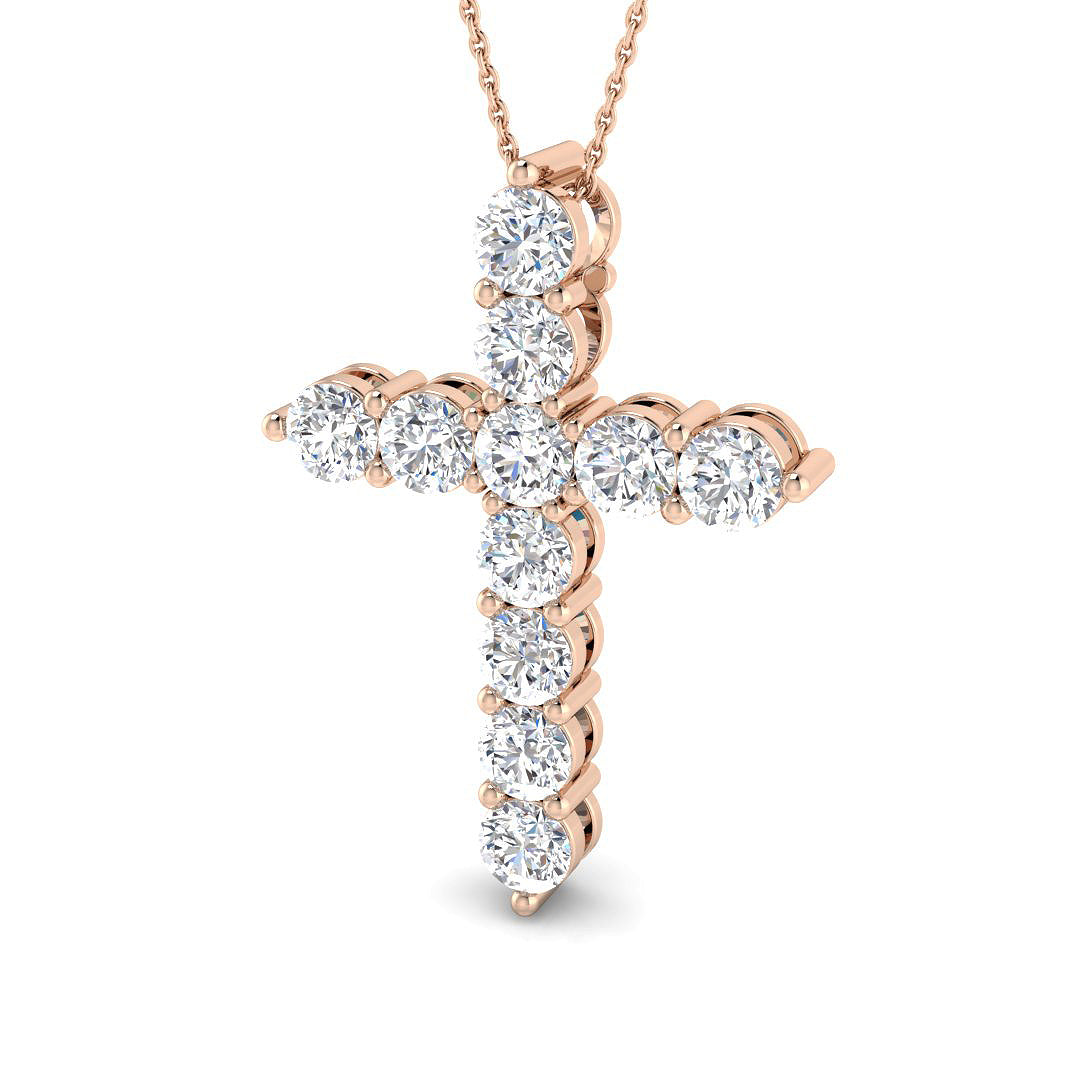 SP5375 — Cross - 9k Rose Gold