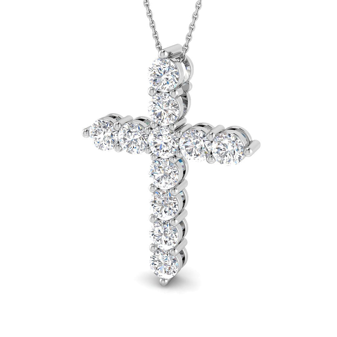 SP5375 — Cross - 9k White Gold