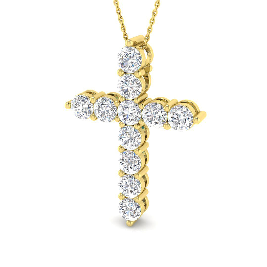 SP5375 — Cross - 9k Yellow Gold