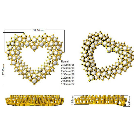 SP5377 — Pendant - 9k Yellow Gold detail