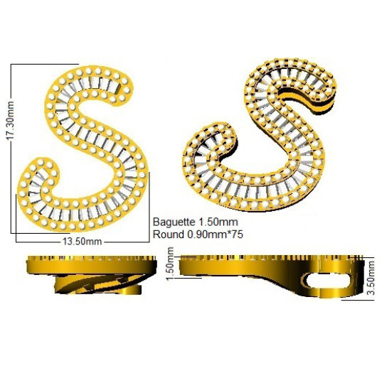 SP5381-S — Pendant - 9k Yellow Gold detail