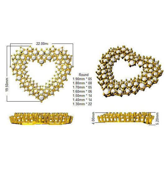 SP5428 — Pendant - 9k Yellow Gold detail