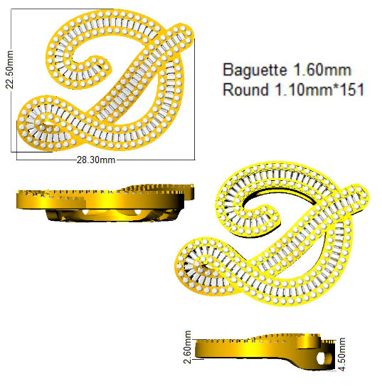 SP5461-D — Pendant - 9k Yellow Gold detail