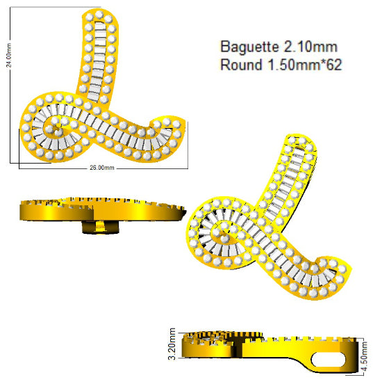 SP5461-L — Pendant - 9k Yellow Gold detail