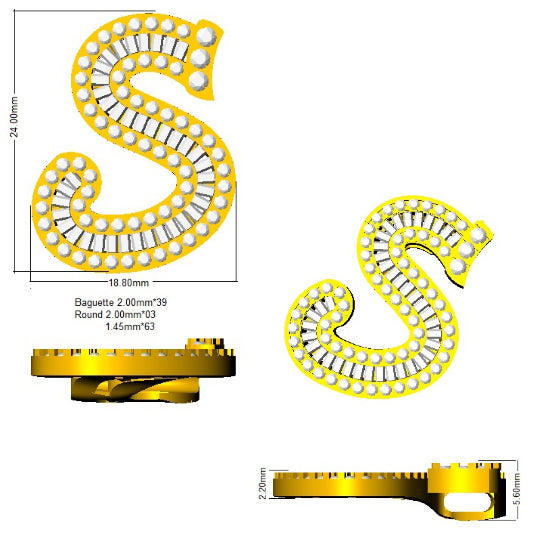 SP5461-S — Pendant - 9k Yellow Gold detail