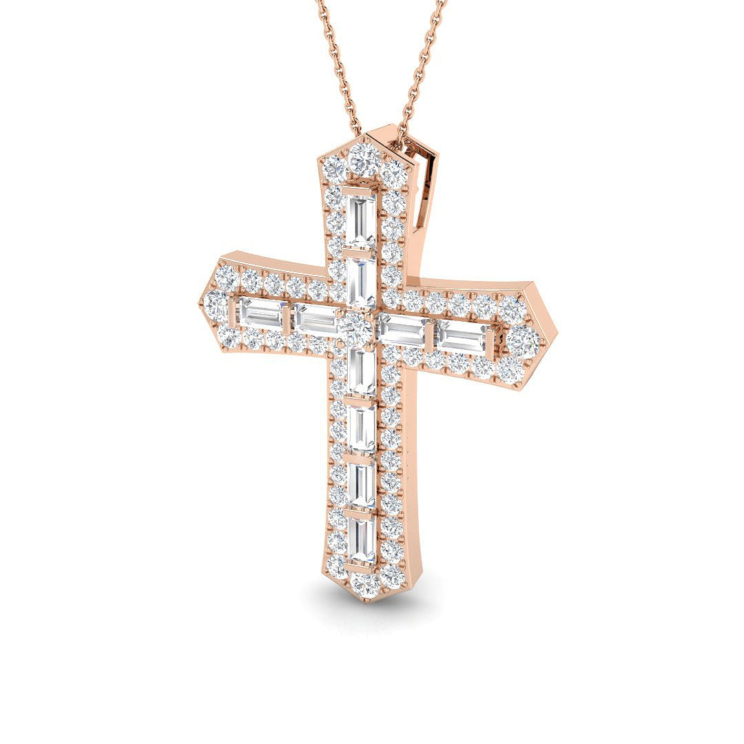 SP5466 — Cross - 9k Rose Gold