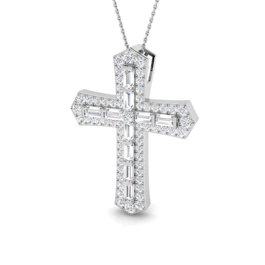 SP5466 — Cross - 9k White Gold