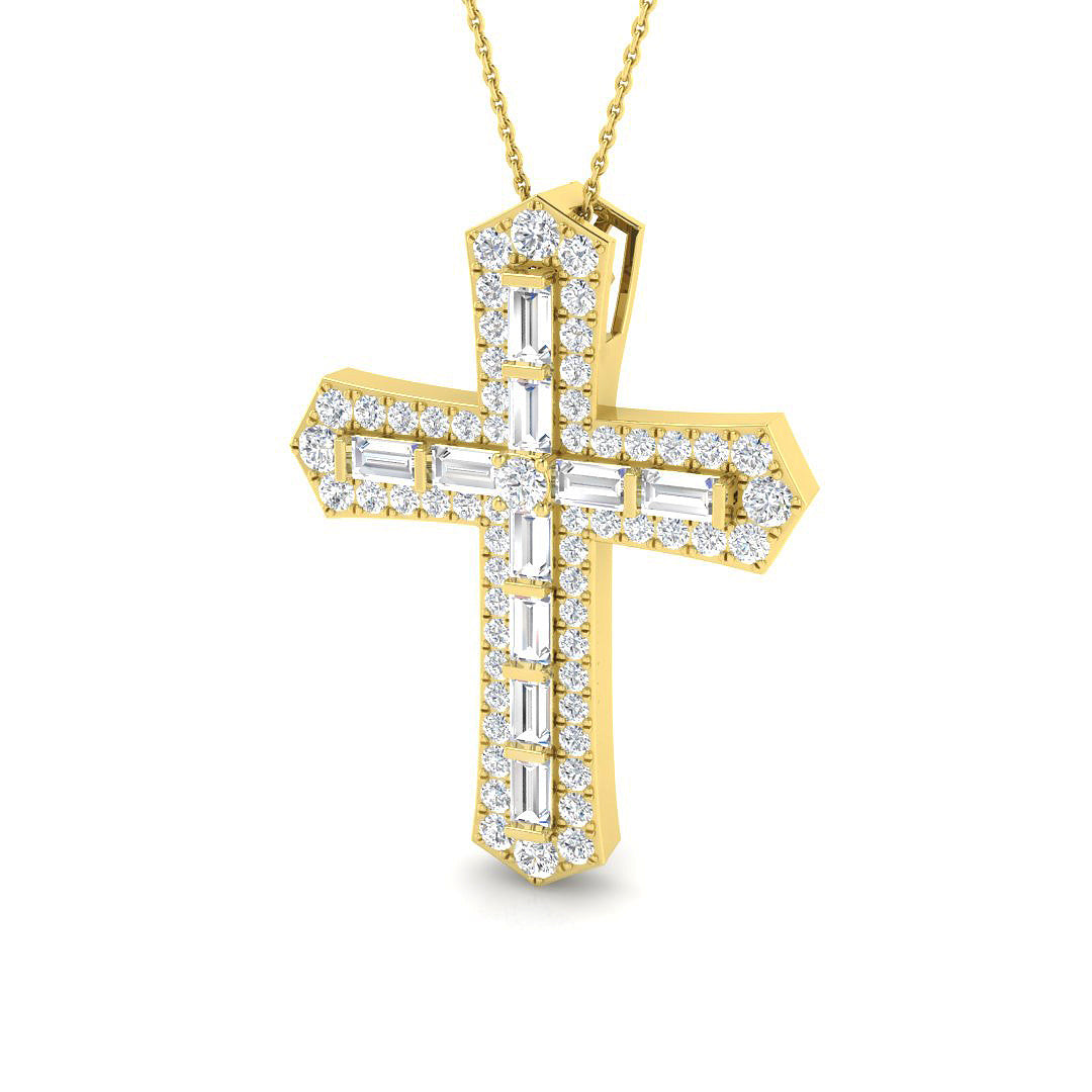 SP5466 — Cross - 9k Yellow Gold
