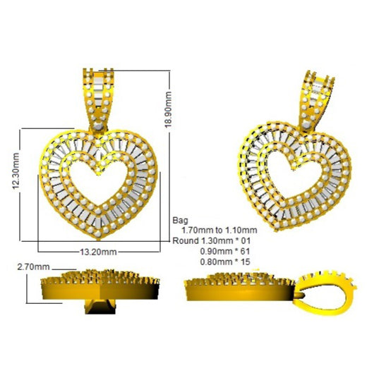 SP5477 — Pendant - 9k Yellow Gold detail