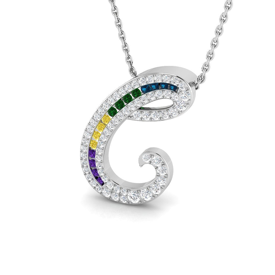 SP5504-C — Pendant - 9k White Gold